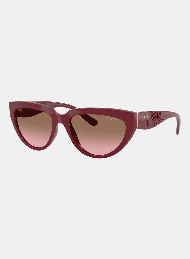 Vogue Full Rimmed Cat Eye Sunglasses 0VO5629S - Image 2